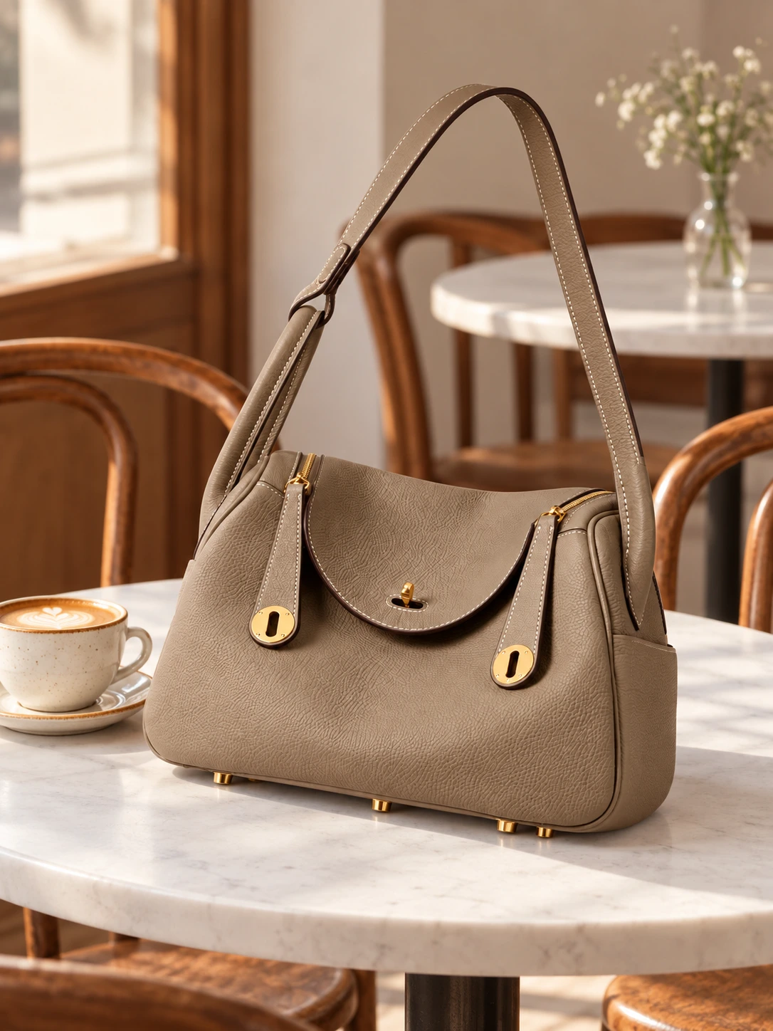 The Fold — Leather Satchel styled for everyday wear