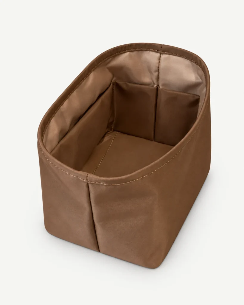 Open-Top Bucket Bag Organizer