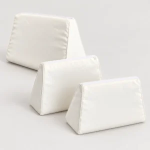 Kelly Bag Shaper Pillow textile storage pillow on a neutral background