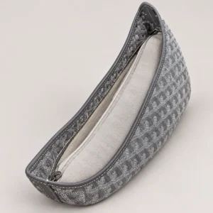 Goyard Hobo Bag Shaper Pillow textile storage pillow on a neutral background