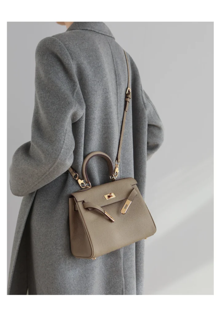 The City — Wide-Strap Leather Top-Handle Bag — product detail view 23