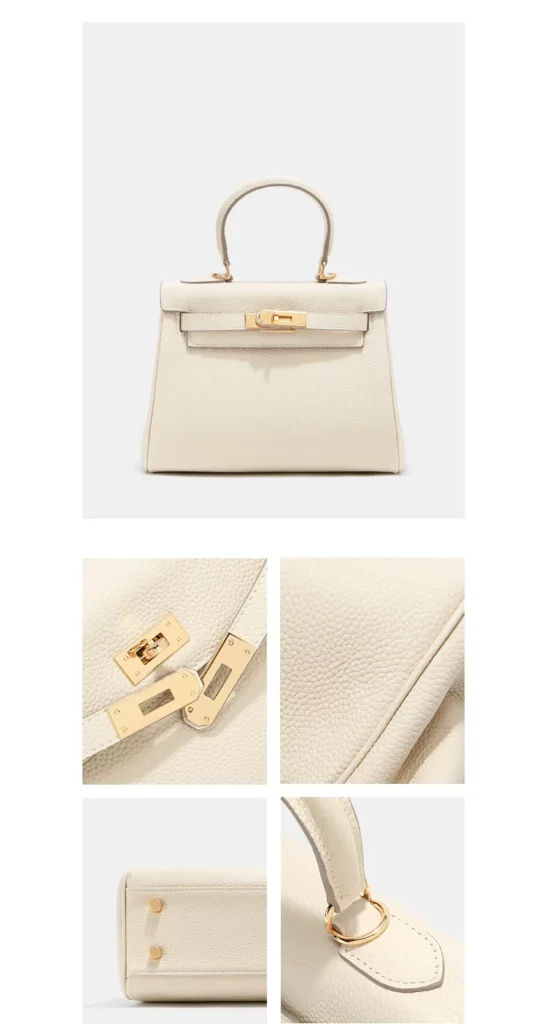The City — Wide-Strap Leather Top-Handle Bag — product detail view 34
