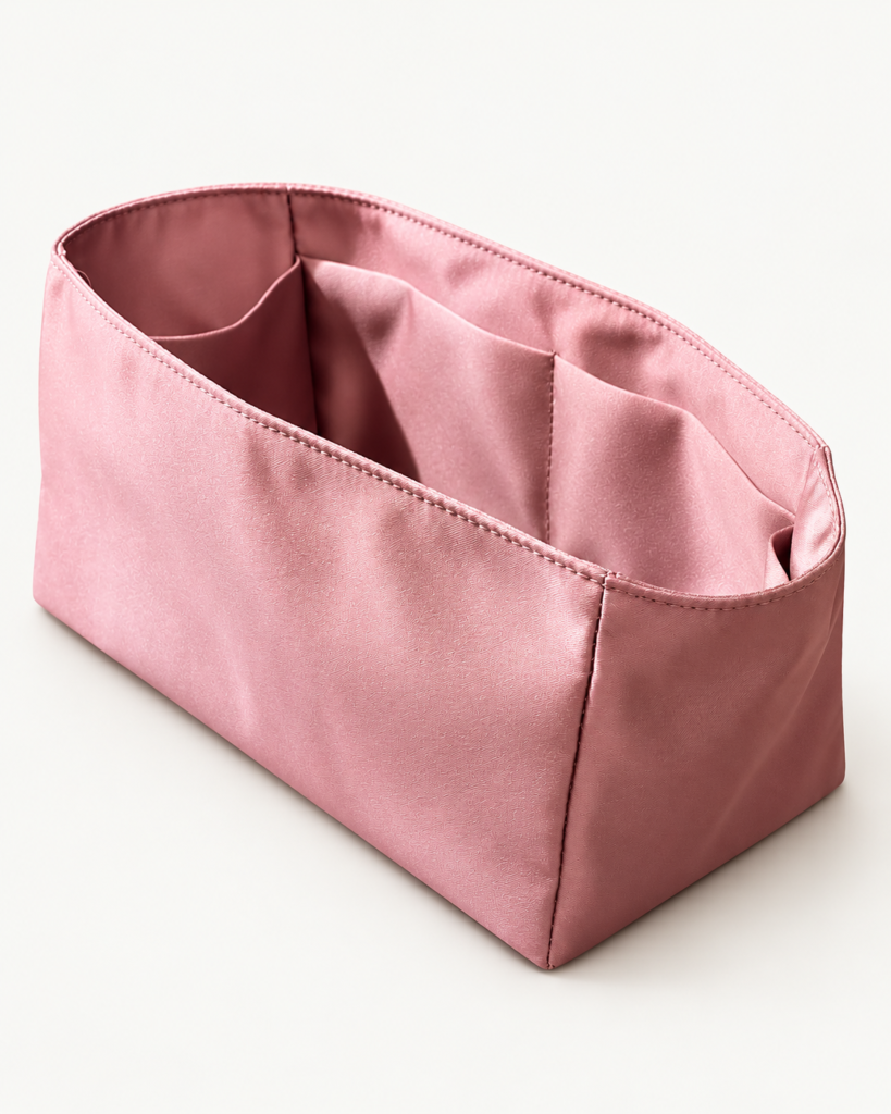 Double-Handle Satin Bag Organizer