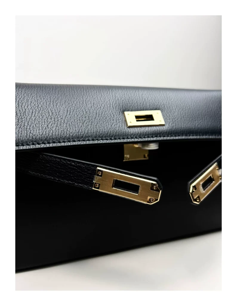 The Evening — Elongated Leather Shoulder Bag — product detail view 52