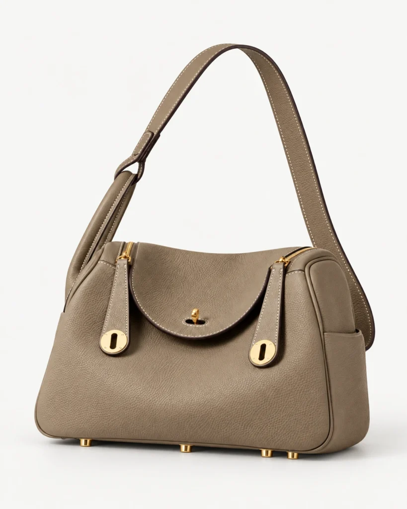 The Fold — Leather Satchel