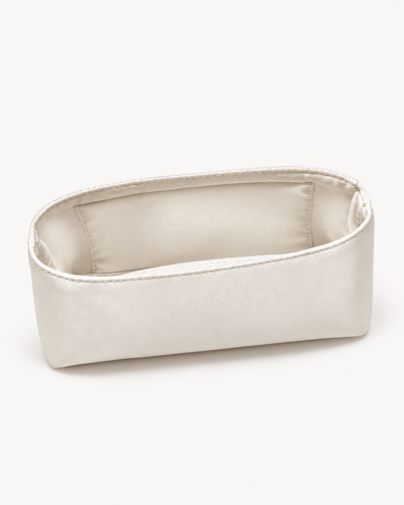 Mini Top-Handle Satin Organizer