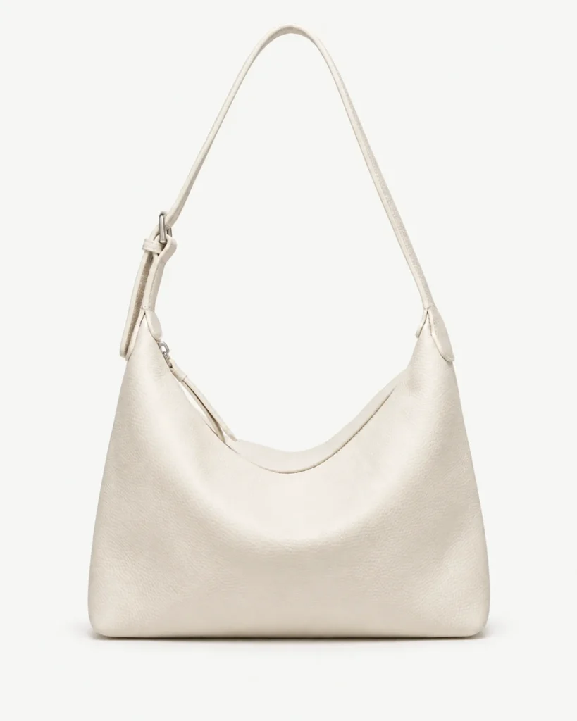 The Crescent — Leather Hobo Bag — product detail