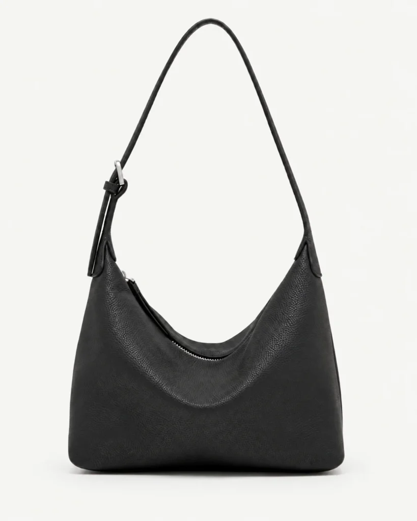 The Crescent — Leather Hobo Bag — product detail