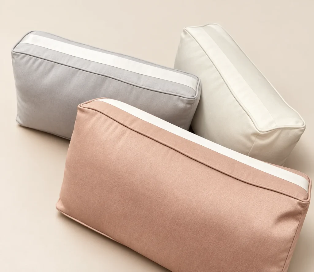 25 Bag Bag Shaper Pillow — fabric and color reference; model sizes vary