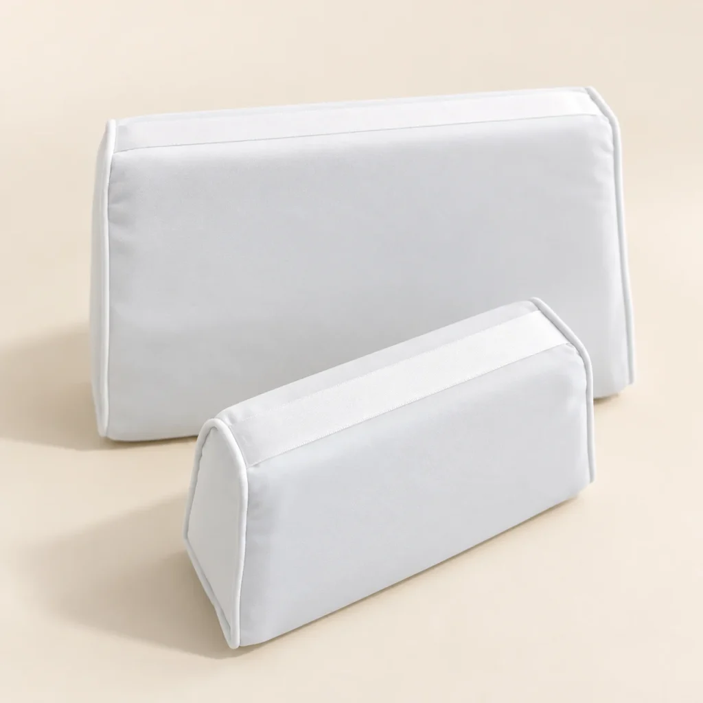 Herbag Bag Shaper Pillow — fabric and color reference; model sizes vary