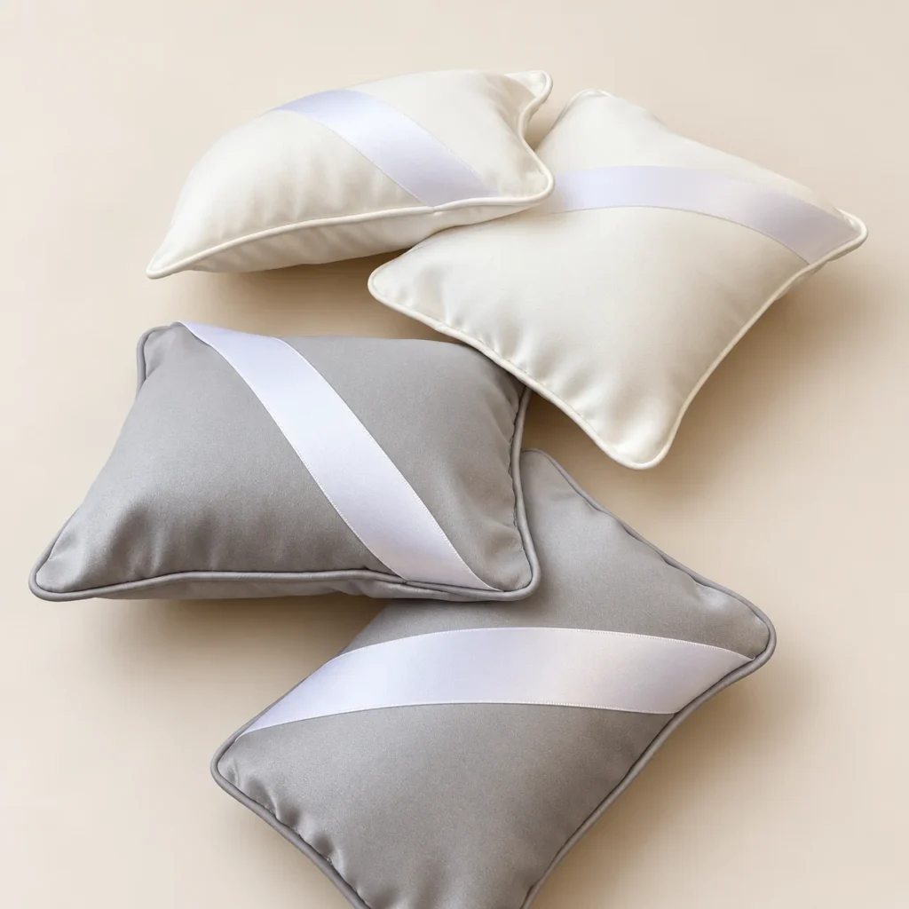 Constance Bag Shaper Pillow — fabric and color reference; model sizes vary