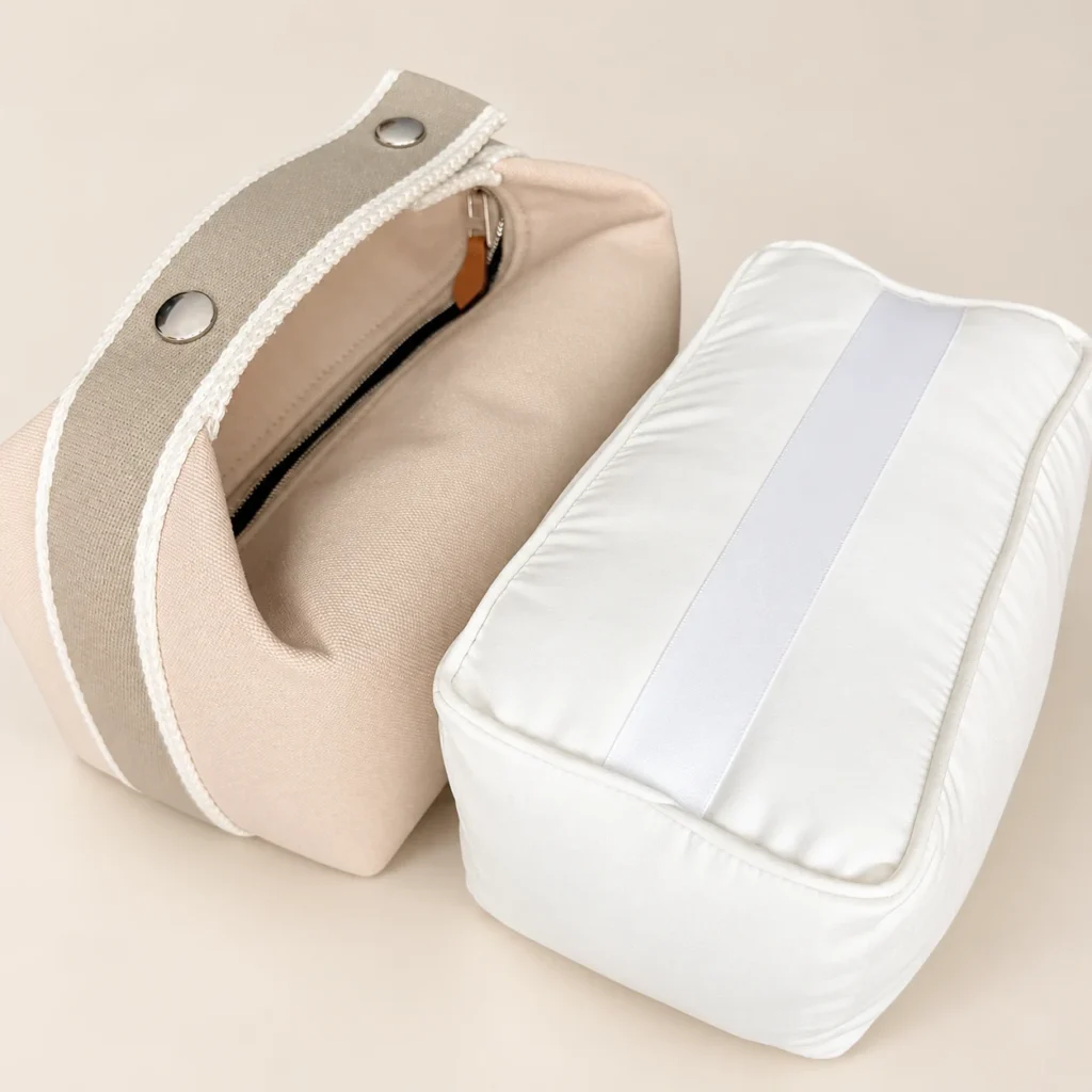 Lunchbox Bag Shaper Pillow — fabric and color reference; model sizes vary