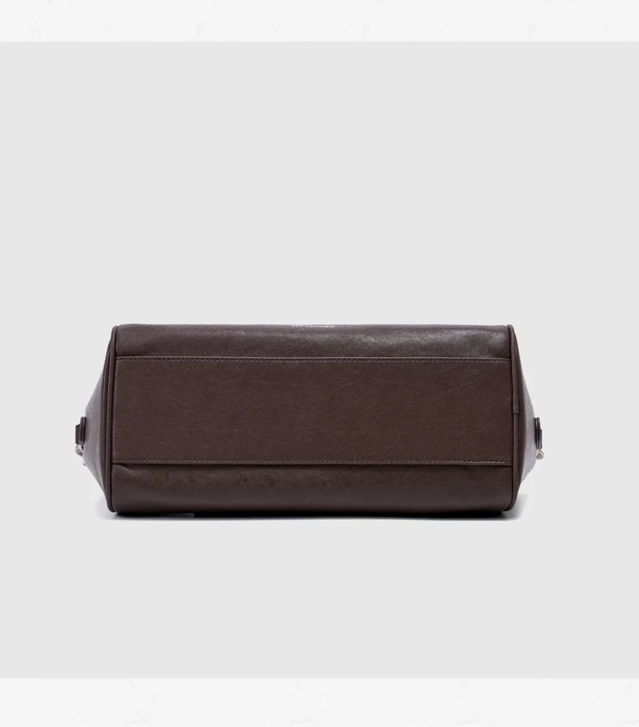 The Oblong — Leather Bowling Shoulder Bag — product detail view 43
