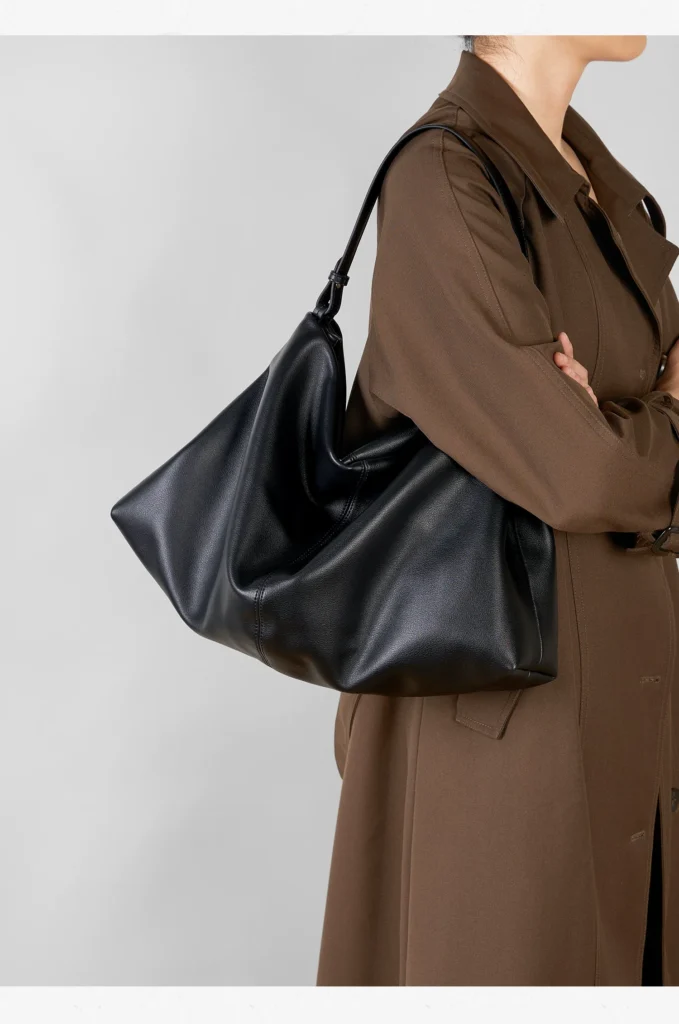 The Soft Tote — Split-Leather Shoulder Bag — product detail view 17