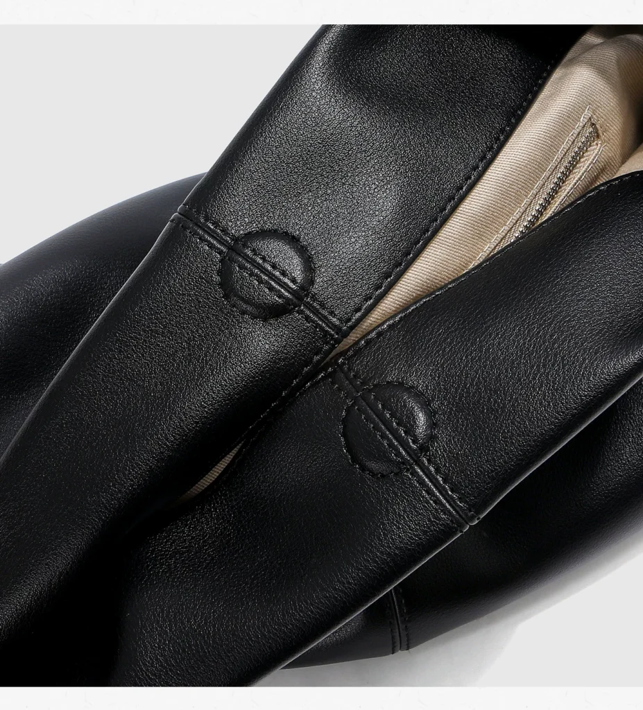 The Soft Tote — Split-Leather Shoulder Bag — product detail view 26