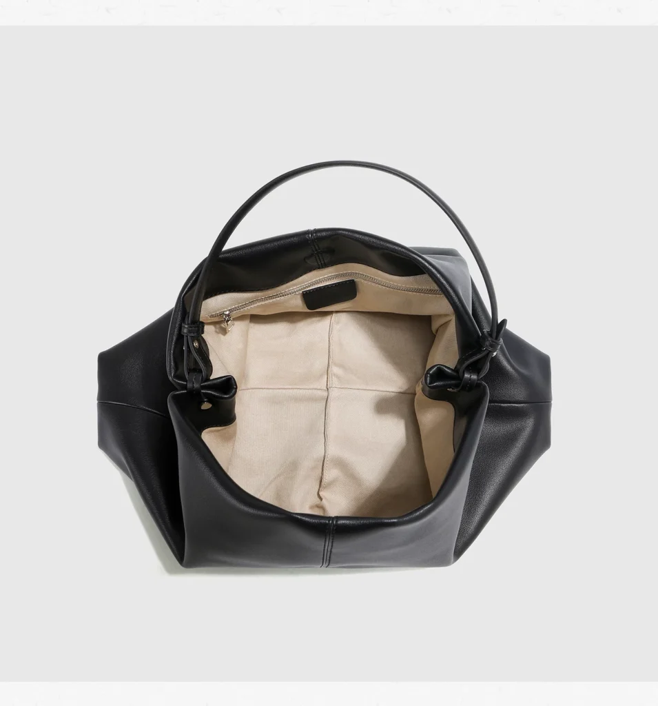 The Soft Tote — Split-Leather Shoulder Bag — product detail view 29