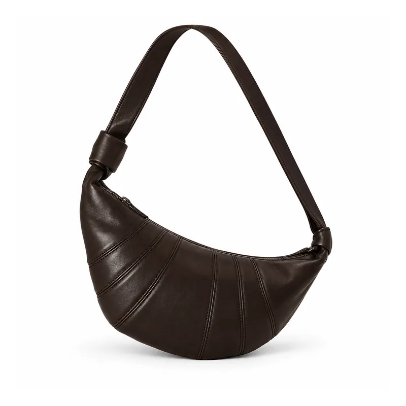 The Croissant — Soft Lambskin Shoulder Bag