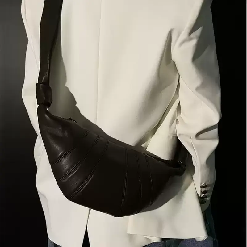 The Croissant — Soft Lambskin Shoulder Bag