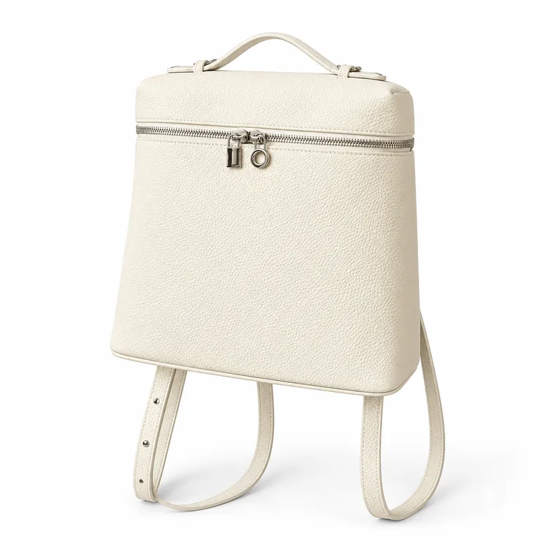 The Lunchbox Backpack — Soft Leather Box Backpack