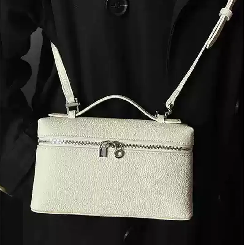The Lunchbox — Compact Leather Top Handle Bag