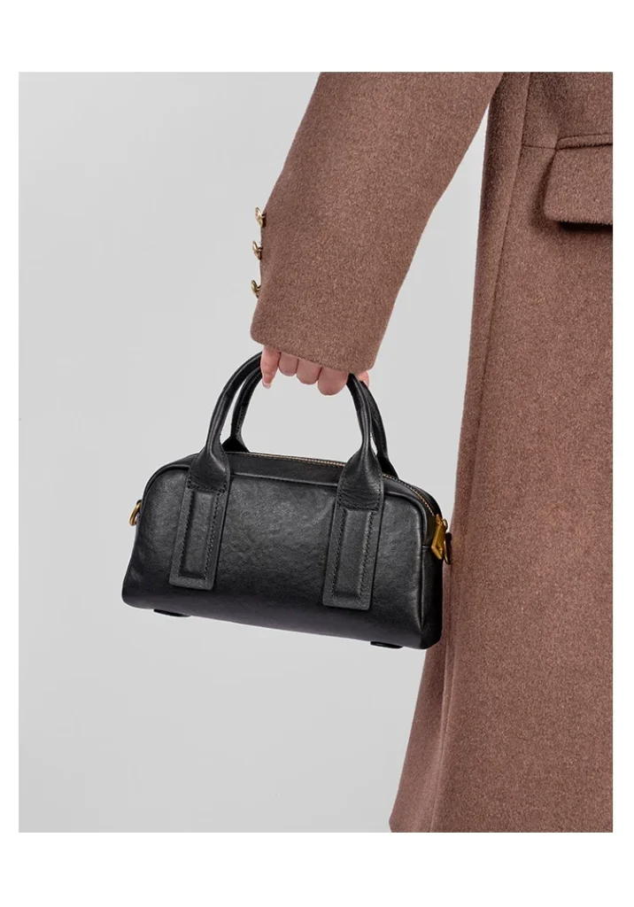 The Toast — Compact Leather Bowling Bag — product detail view 24