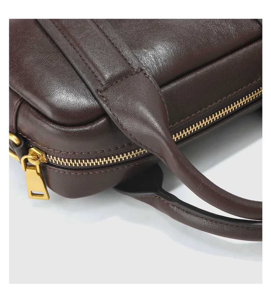 The Toast — Compact Leather Bowling Bag — product detail view 32